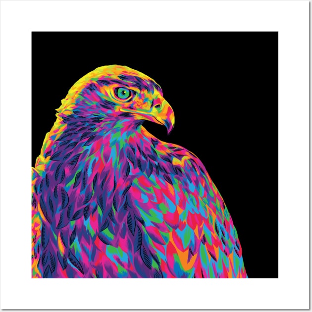 The Hot Falcon Wall Art by polliadesign